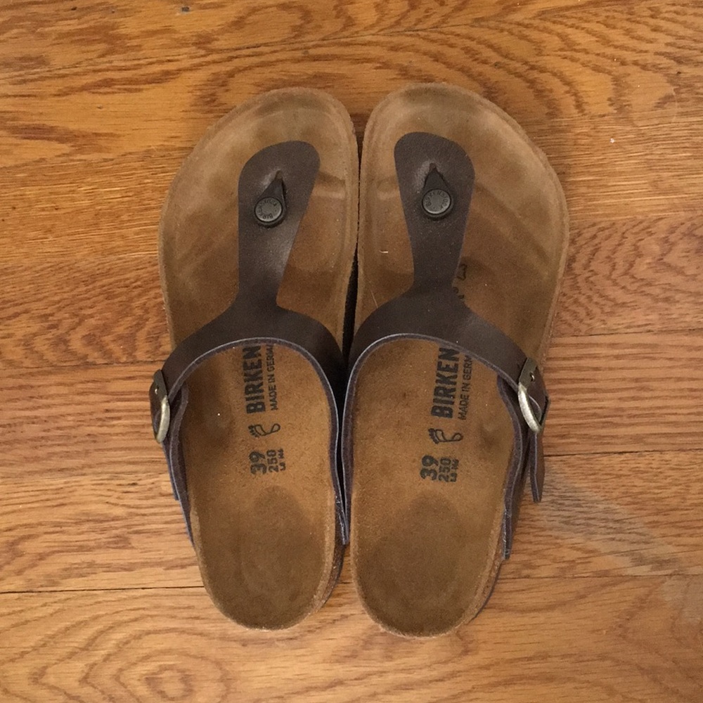 Birkenstock Gizeh Mocha Birko-flor